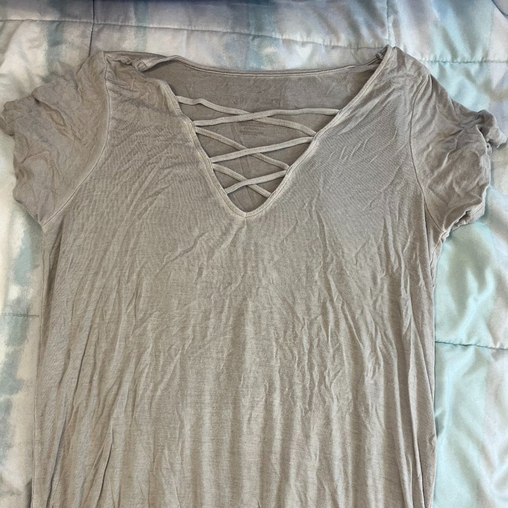 Grey Soft and Sexy American Eagle shirt